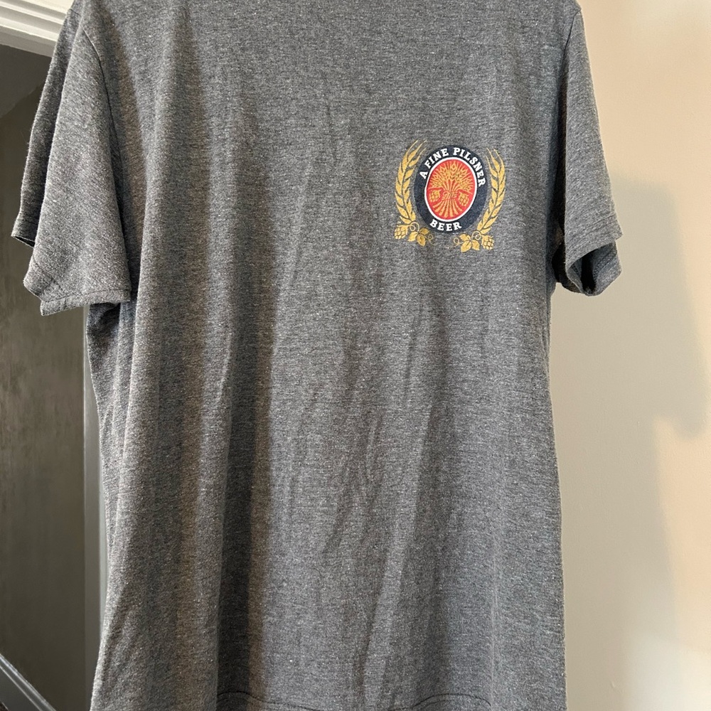 Gray T-Shirt with Logo